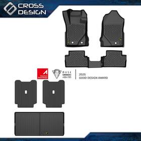 Big2025082002 Crossdesign Tpe Floor Mats And Trunk Cargo Liner Fits 21-25 Ford Bronco 2-door All Weather