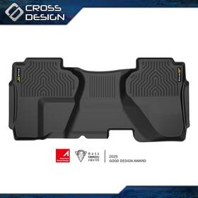 Big2026020601 Crossdesign Fits Double Cab 2014-2019 Silverado Sierra 1500 2500 3500 2nd Row Floor Mats