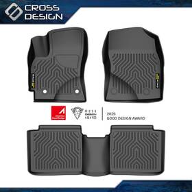 Crossdesign Big20260212-44 3d Floor Mats Liners Tpe Fit For Toyota Corolla 2014-2019 Waterproof Black 3pcs