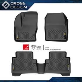 Crossdesign Big20260226-79 Floor Mats 2 Row Liner For 2013-2019 Ford Escape 2013-2018 C-max All Weather