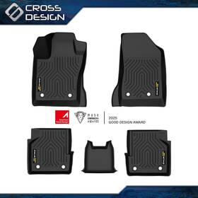 Big20260310-27 Crossdesign Fit For Jeep Compass 2017-2025 Front And Rear 2 Rows Liners Floor Mats Tpe