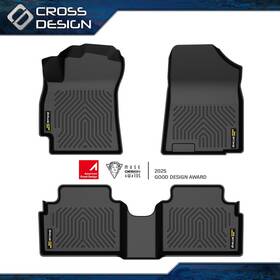 Big20260311-4 Crossdesign Fit For 2021-2025 Hyundai Elantra All Weather Protection Liners Tpe Floor Mats