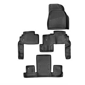 Custom 698797663458 Omac Floor Mats Liner For Chevrolet Traverse 2009-2017 Black Tpe All-weather 4x