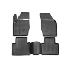 Custom 698797907736 Omac Floor Mats Liner For Volvo Xc90 2003-2014 5 Seats Black Tpe All-weather 4x