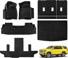 Gyx505-jzs Dazanzan Floor Mats For Chevrolet/chevy Suburban/gmc Yukon Xl 7 Seater 2021-2025 All W
