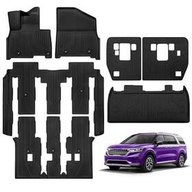 Kchb505-dzz Dazanzan Floor Mats For Kia Carnival Mpv Hybrid 8 Seat 2025 Not Fuel