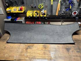 114082 Delorean Parcel Shelf Carpet Grey 114082 Delorean Parcel Shelf Carpet Grey