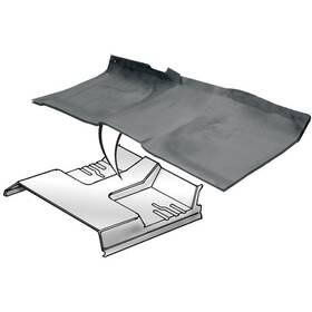 Tr13000h Dennis Carpenter 1980-86 Ford F-series Truck Front Rubber Floor Mat Regular Cab Low