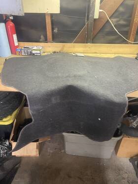 223.ms1x93 Dodge 1991-99 Mitsubishi 3000gt And Stealth Rear Hatch Trunk Floor Carpet Gray. R1