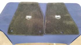 232.ch2y04 Dodge 04 Viper Gen 3 Oem Floor Mat Set Black