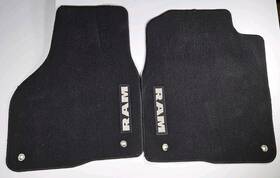 6pa19 Dodge Genuine Oem 2013-2018 Ram Front Carpet Floor Mats Black