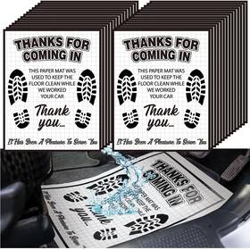 Ykh-drydiet-1004 Drydiet 500 Pcs Waterproof Car Floor Mats Covers Pe Plastic Protector Automotive Floo