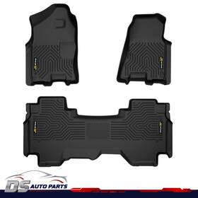Dsa-857190 Ds-auto-parts Floor Mats Fit For 2019-2024 Dodge Ram 1500 Crew Cab New Body Tpe All Weather