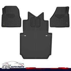 Dsa162632 Ds-auto-parts Tpe Waterproof Floor Mats Fits 2018 Freightliner Cascadia 116 126 All Weather