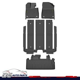 Dsa562316 Ds-auto-parts Tpe All Weather Floor Mats And Cargo Liner Fit For 2021-2025 Toyota Sienna 7 Seats