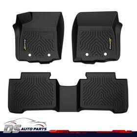 Dsa607306 Ds-auto-parts Floor Mats Liners Fit For 2018-2023 Toyota Tacoma Double Cab Tpe All Weather