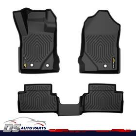 Dsa695633 Ds-auto-parts Tpe Floor Mat Liners Fit For 2021-2025 Ford Bronco 2-door Black 3pcs All Weather