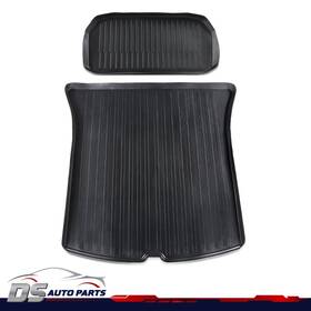 Dsa855932 Ds-auto-parts 2pcs Weather Trunk Mats Cargo Liner Injection Tpe Fit For 2020-24 Tesla Model Y