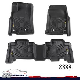 Dsa870881 Ds-auto-parts Fit For 2013-23 Toyota 4runner 14-23 Lexus Gx460 Floor Mats Tpe Front And 2nd Row