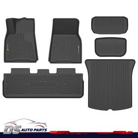 Ds-auto-parts Dsa958539 Tpe Floor Mats Cargo Trunk Liners Fit For 2020-2024 Tesla Model Y All-weather