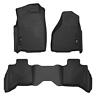 E43962 Husky Act Contour Row Black Floor Liner Set Fits Ram
