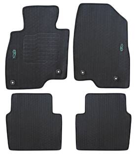 Ecomats 792105861555 All Weather Floor Mats For 2014 To 2021 Mazda 6 Front And Rear Black