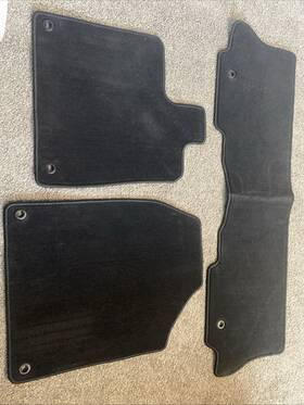 C4759 Ecomats Carpet Floor Mats For 2016 To 2022 Honda Pilot Front And 2nd Row Black