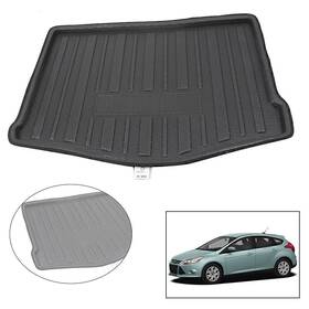 Efmotorshop 550752935322 Car Black Rear Cargo Trunk Boot Mat Liner Floor Tray Carpet For Ford Focus 2012