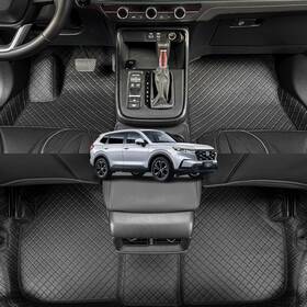 Bt17s Ekr Custom Fit Crv Carpet Floor Mats For Honda 2012-2025 Waterproof Leather