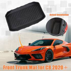 Ew-c1497 Elitewill Front Storage Compartment Cargo Mat Liner For Corvette C8 St Z51 Z06 E-ray 2020