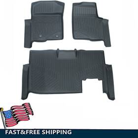 Esddg 699918105855 Car Floor Mats For 2009-2014 F-150 Tpe Rubber And Truck Interior