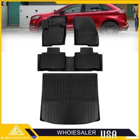 Beysh0004290be Eway Full Cover 3d Floor Mats And Cargo Liner For 15-24 Ford Edge Waterproof Tpe Liners
