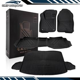 F09eotizh01a Eway Car Floor Mats And Cargo Liner For 2017-2022 Honda Cr-v Tpe All Weather Waterproof