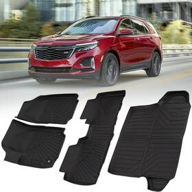 Masrsooo66cr01907zb-1f Eway Floor Mats Trunk Cargo Liner Rubber For 2018-2025 Chevrolet Equinox 1.5l 1490cc