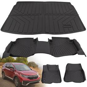 Tem-1569 Eway For 2023-2025 Honda Crv Cargo Liners Anti-slip Trunk Mat Floor Mats Hybrid Model