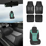 F11313gray-fh1007black-jp Fh Group Black Gray Tone Floor Mats For Car Suv