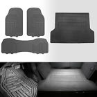 F11322gr-f16400blk Fh Group All Weather Premium Rubber Mats Combo 1132221640013