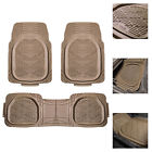 F11323beige-lux Fh Group Deep Dish Floor Mats Waterproof Dirtproof Heavy Duty