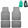 F14401gray-fh1007black-a Fh Group Full Carpet Floor Mats Universal Fit For Car