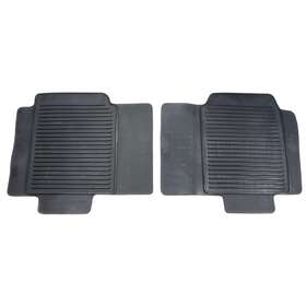 999e1-nt000 Factory Original Two Piece Black Rubber 2nd Row Floor Mats Fits 06-08 Nissan Quest