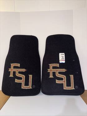 5081 Fanmats Ncaa Florida State Front Carpet Car Mat Set - 2 Pieces 17 Inch X27