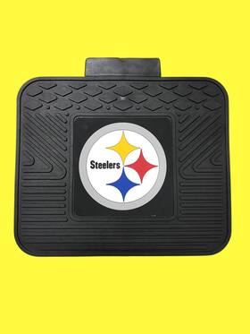 3147 Fanmats 9998 Car Rubber Mat 1 Piece Pittsburgh Steelers Nfl 14 Inch X17 For All Vehicles #3147