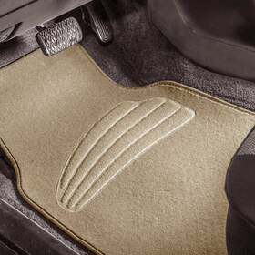 F14401beige Fh Group Universal Fit Car Floor Mats For Auto Suv Carpet Liner - Beige 4pcs