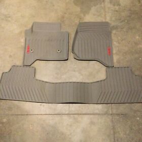 23452754 Fits 2015-2020 Gmc Yukon All Weather Floor Mats Gm Dune 1st And 2nd Row