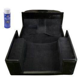 Fits Rugged Ridge Deluxe Carpet Kit Adhesive Black 76-95 Jeep Cj Wrangler
