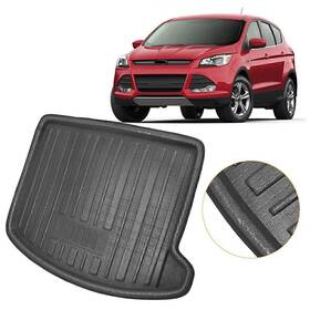 Flashbuyeasy 311000396162 Rear Pad Trunk Cargo Mat Liner Boot Floor Tray Carpet Fit Ford Escape 2013 Car