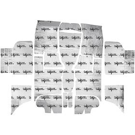 Tabb5006 Flatline Barriers 889165234952 1955-57 Bel Air 2 Door Convertible Full Insulation And Sound Dampening Kit