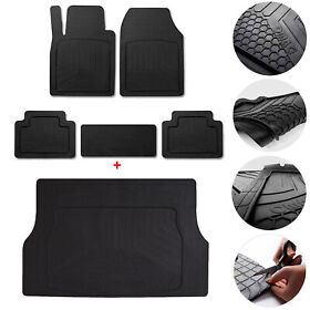 U026852 Floor Mats Cargo Trunk Liner Fits Chevrolet Sonic 3d Waterproof Black Set