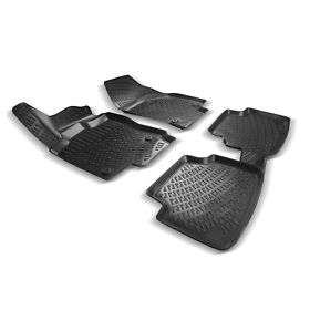 7546rl0025 Floor Mats Liner 3d Molded Black Fits Volkswagen Arteon Sedan 2017-2020