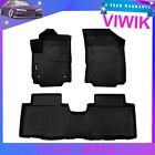 Carp886747 Floor Mats Liner For Chevy Equinox 2018 2019 2020 2021 Tpe Black Set All Weather